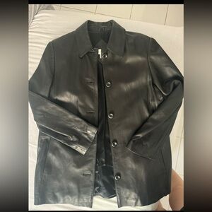 Valerie Steven’s petite lambskin coat (M)